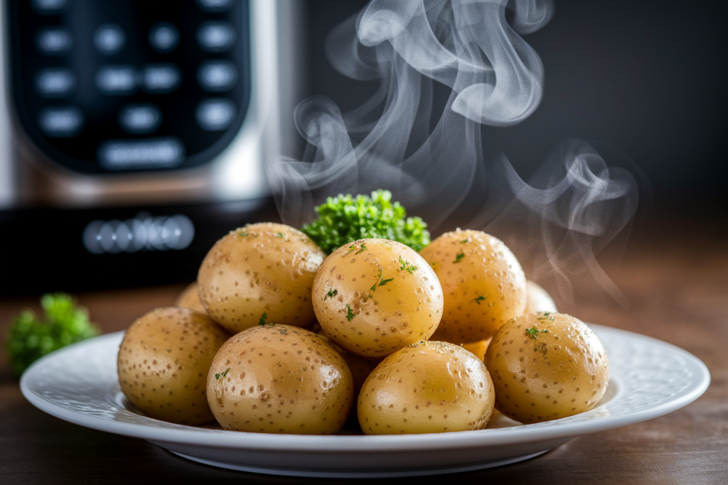 1 kg Pommes de Terre Vapeur : Recette Cookeo